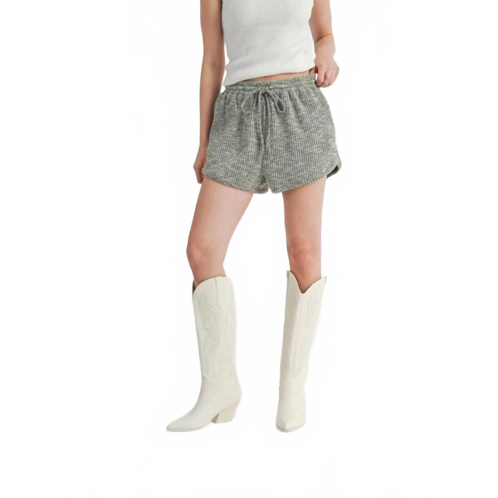 NEW SAGE THE LABEL on the path dolphin shorts in olive